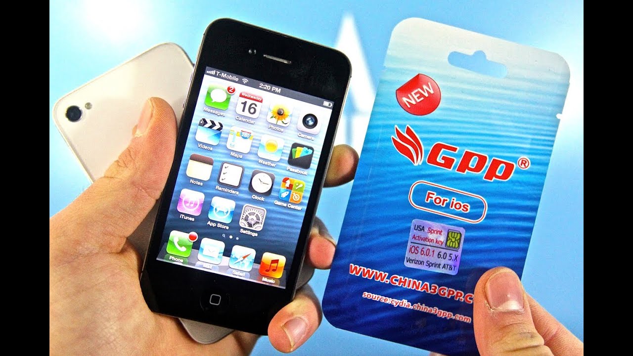 Как разблокировать CDMA iPhone 4S 6.0.1/6.0 для T-Mobile - Sprint/Verizon 3.0.04 GPP Sim без джей...