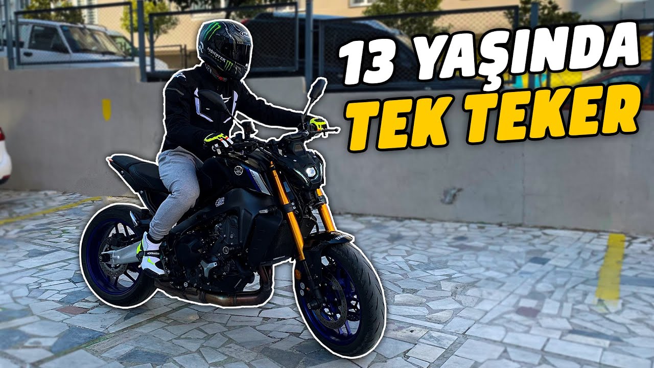 13 YAŞINDA MT-09 SP KULLANAN &Ccedil;OCUK - MT -09 MOTOVLOG