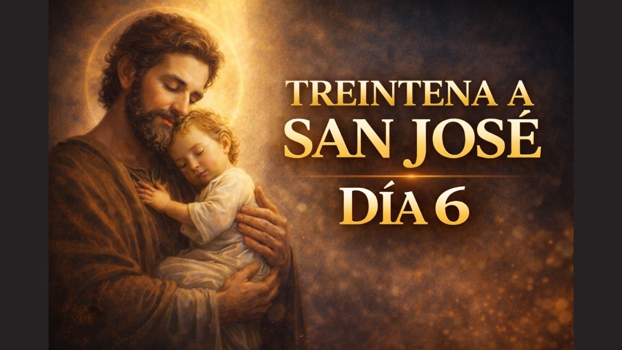 TREINTENA A SAN JOSÉ 🙏✨ | DÍA 6 | ENTRÉGAME TODAS LAS SITUACIONES QUE TE INTRANQUILIZAN🌟🤍