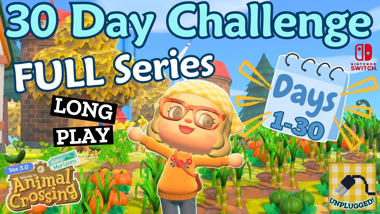 Unplugged Cozy ACNH Longplay ACNH Switch 2 Edition | Full 30 Day Challenge Island & Design Series 🎮