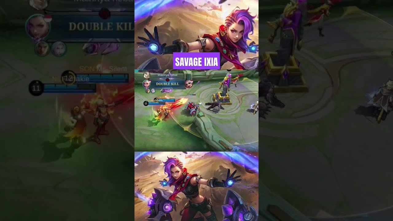 New Hero Ixia SAVAGE!! Mobile Legends #mlbb #ixia