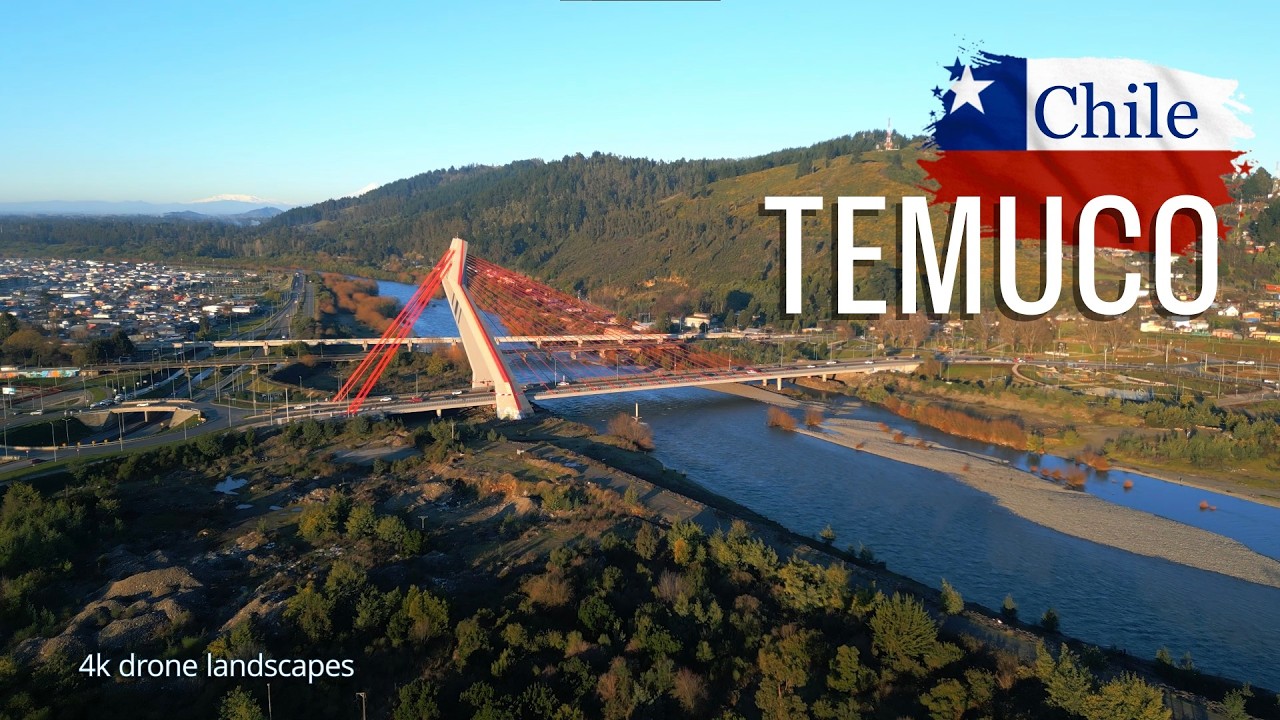 Temuco desde un drone (4K cinematic footage, 2024)