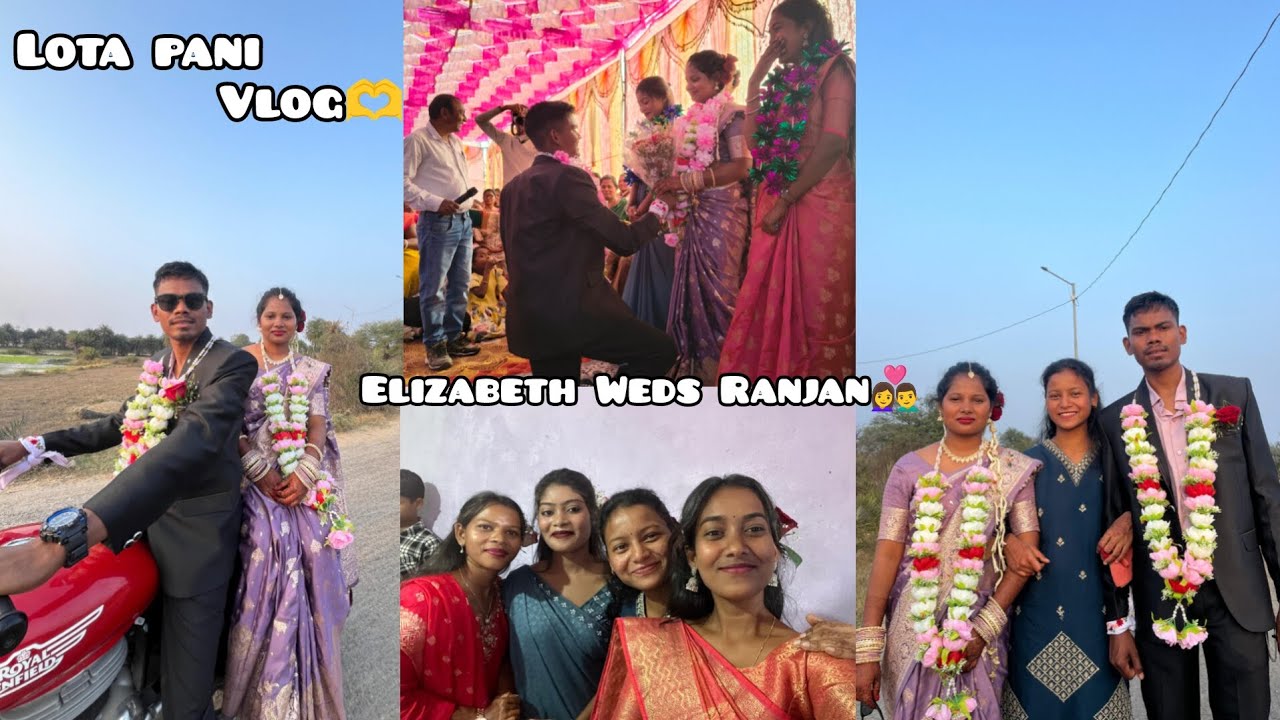 ||Elizabeth & Ranjan👩‍❤️‍👨 Lota pani Vlog🫶 ||At Rajgangpur #vlogging #engagement @snehaavlog1445 ||
