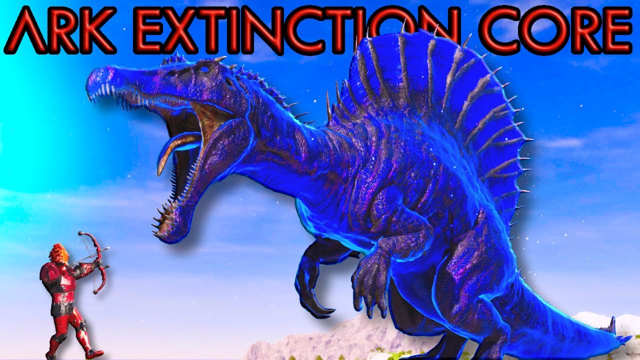 Taming Stellar Spinosaur & Tartarus Boss Battle! Ark Extinction Core Astros E25