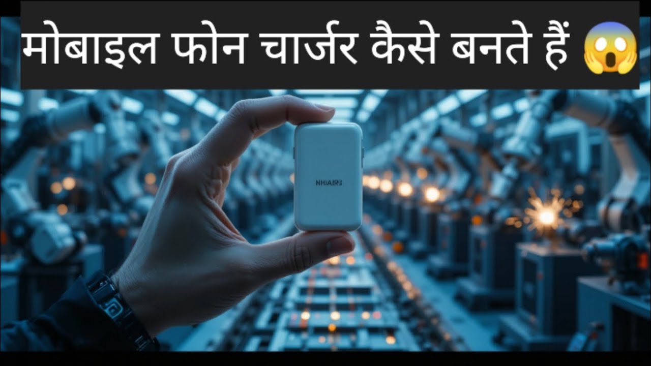 मोबाइल फोन चार्जर कैसे बनते है 😱