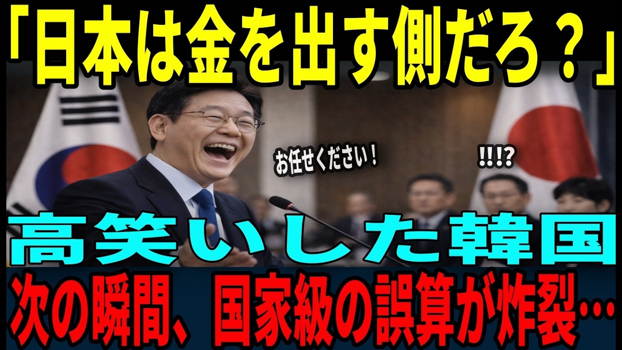 【海外の反応】 「5兆円払うのが当然だろw」 強気に出た韓国の慢心 直後、国家レベルの大誤算へ&hellip;