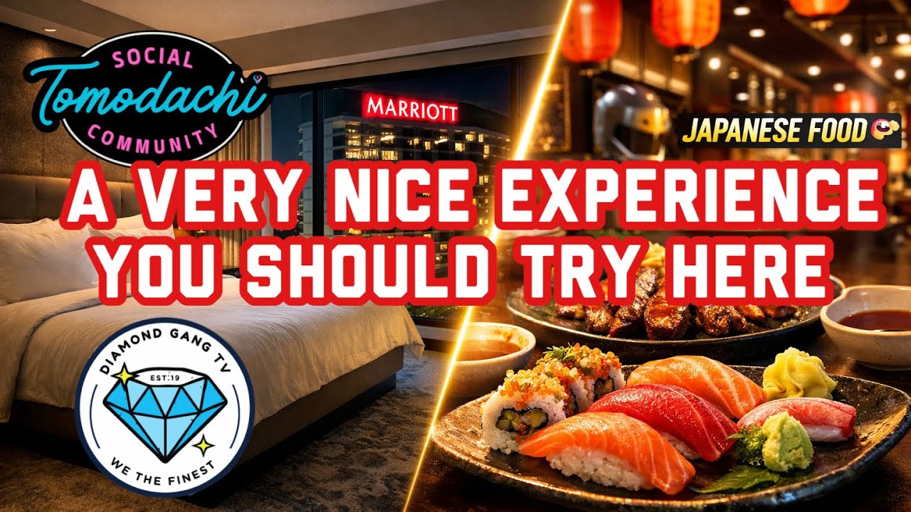 Marriott Hotel Experience for the FIRST TIME 😳 | Japanese Dinner at Nikkie Robota