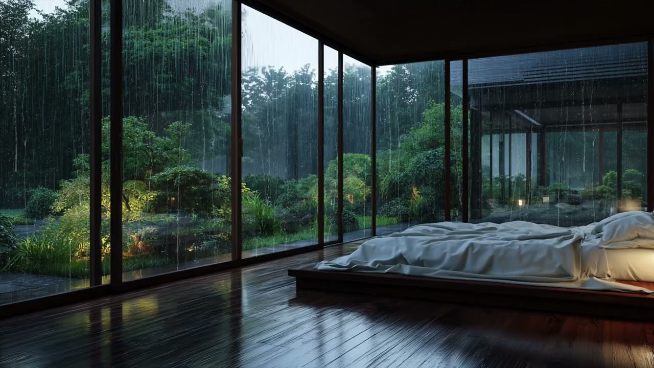 Deep Relaxation 🌧️ Calming Rain with Gentle Piano for Peaceful Sleep