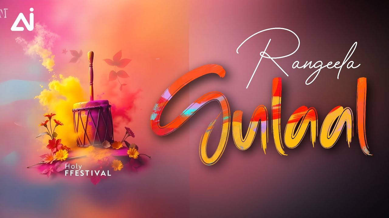 Rangila Gulaal | Holi 2026 Party Song | AI & Human Created | Hindi Festival Dance Anthem #aimusic