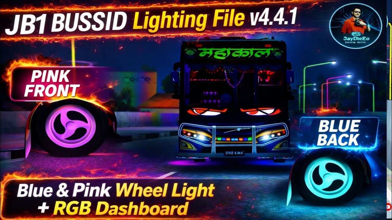 🛑Live streaming of New lighting JB1 !! Bus Simulator Indonesia!! Nepali Traffic Mod