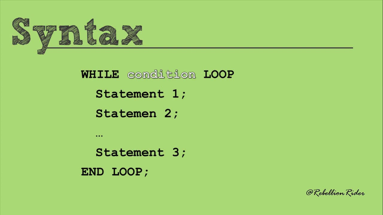 PL SQL tutorial 12  PL SQL WHILE Loop in Oracle Database