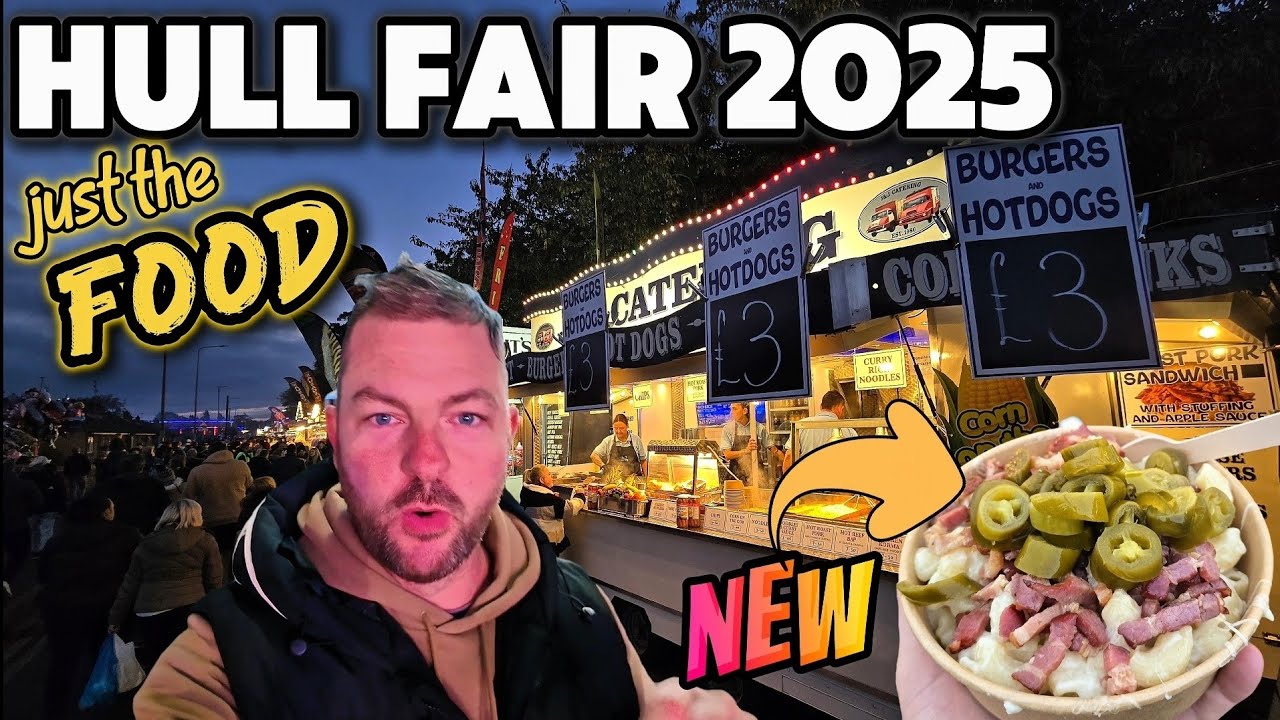 Hull Fair 2025 — ПОЛНЫЙ ГАСТРОНОМИЧНЫЙ ТУР — ВСЕ ВАРИАНТЫ 🍔🌭🍟🍪🐿🧁🍩🍦