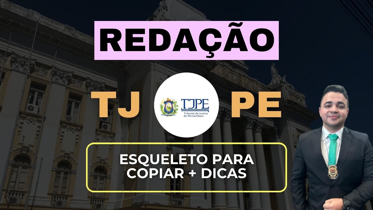 TJ PE (IBFC): Esqueleto de estudo de caso e resolução de caso prático (abuso de autoridade) | TJPE