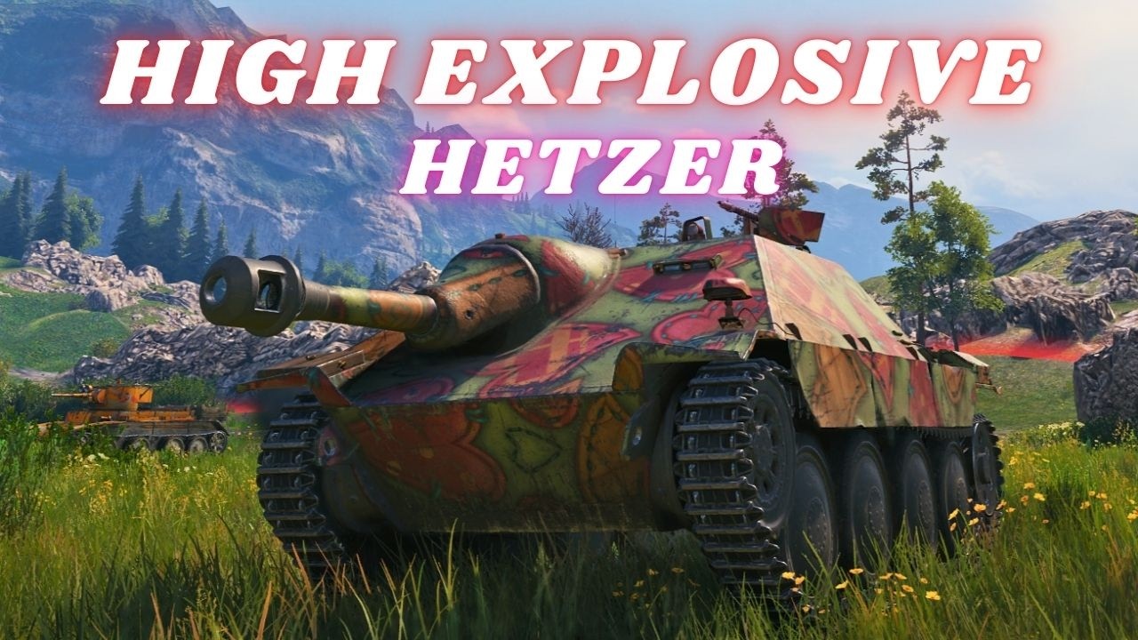 Hetzer high explosive 4K Damage 10 Kills & 3x Hetzer World of Tanks #wot