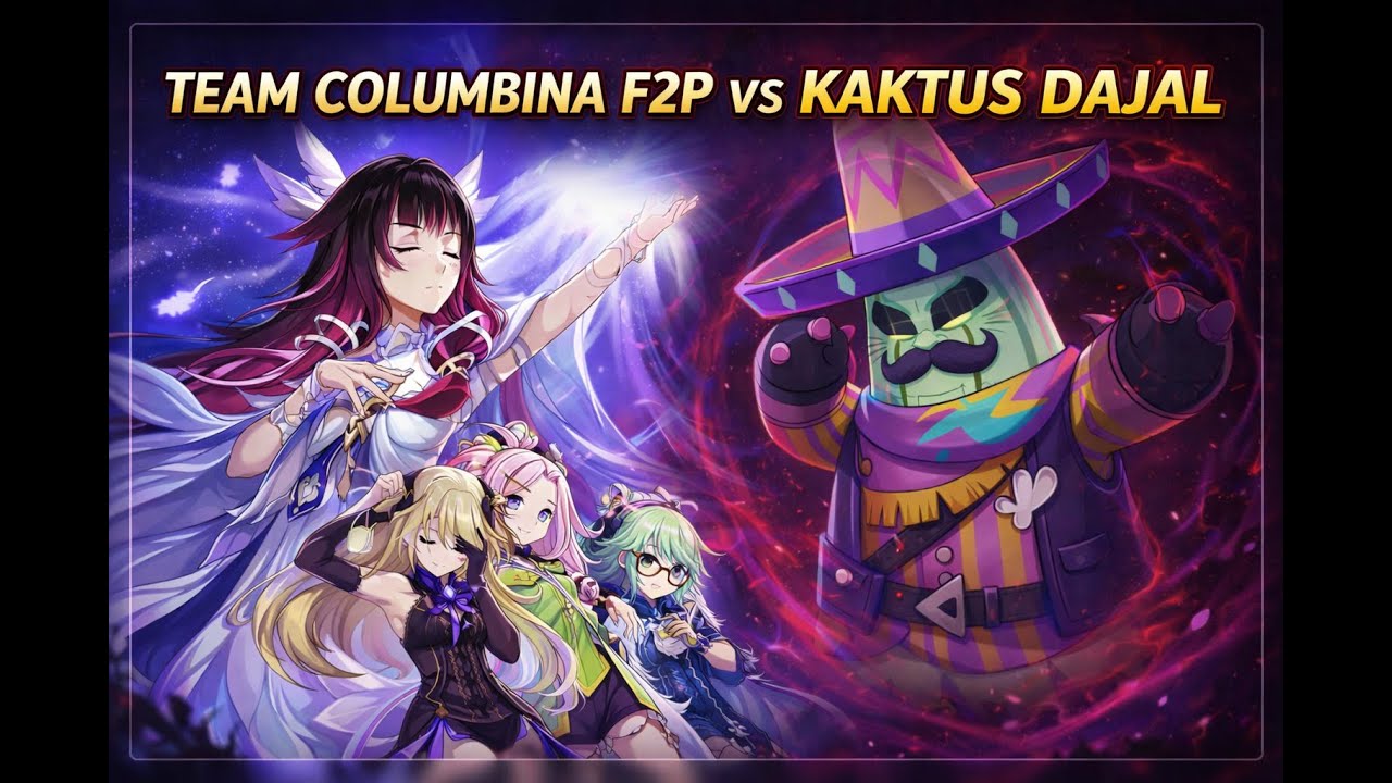 F2P TEAM COLUMBINA VS BOSS KAKTUS DAJAL | TEST RUN  ( The Last Survivor of Tenochtzitoc )