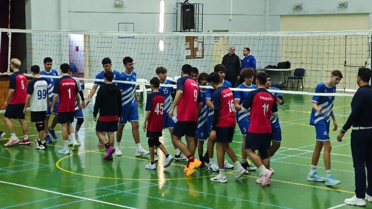 Cyprus Volleyball League (U18). AO Dionysos - Anorthosis.