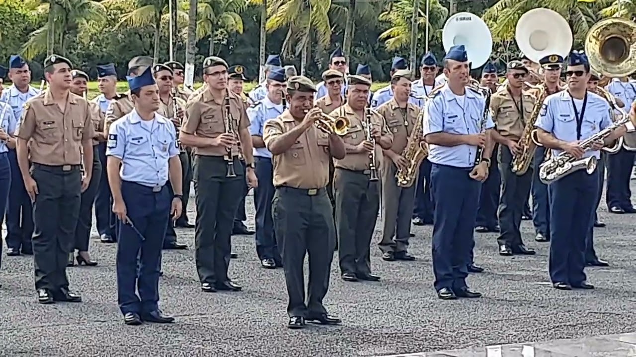 Vassourinhas - Banda de música da BASE AÉREA DO RECIFE #mvjr #Aeronáutica #militar #Brasil