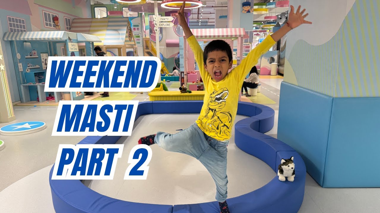 Visit to best new Playarea in Wakad, Pune followed by shopping at H&M
