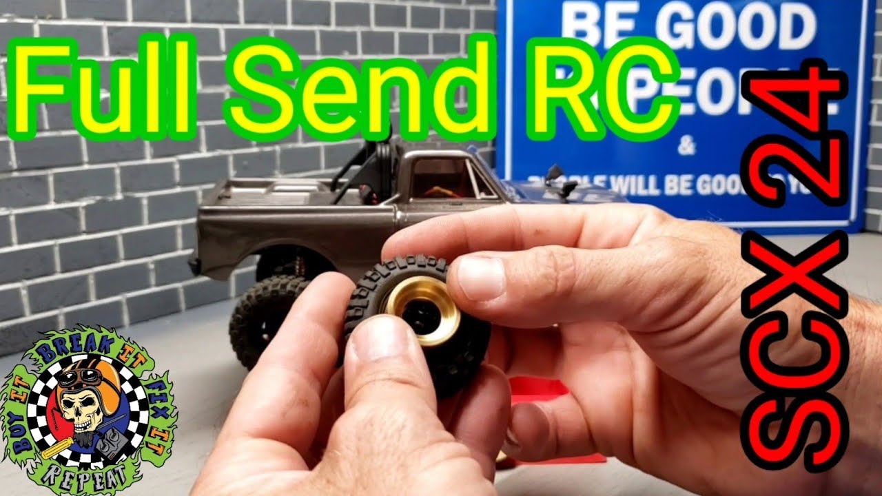 Full Send RC/ SCX24 /RC 4wd Stamped Wheel Weights