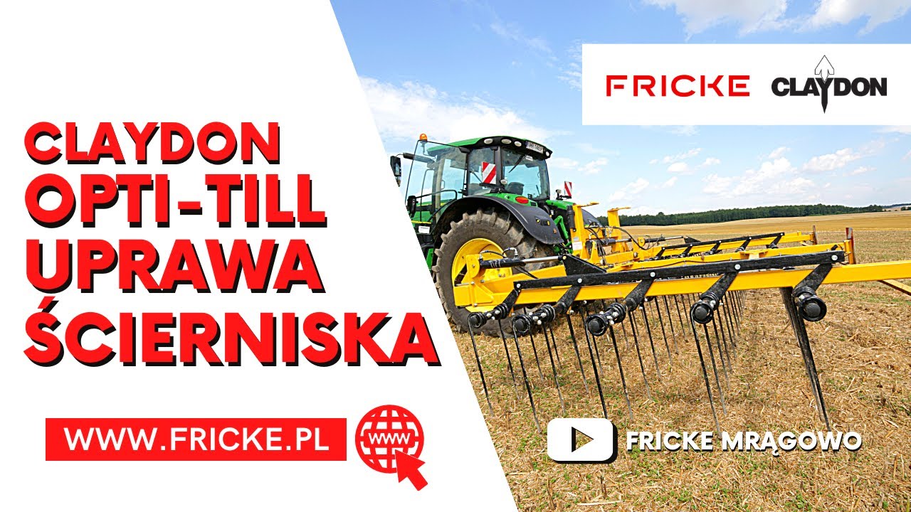 Claydon Opti-Till Uprawa Ścierniska #Fricke