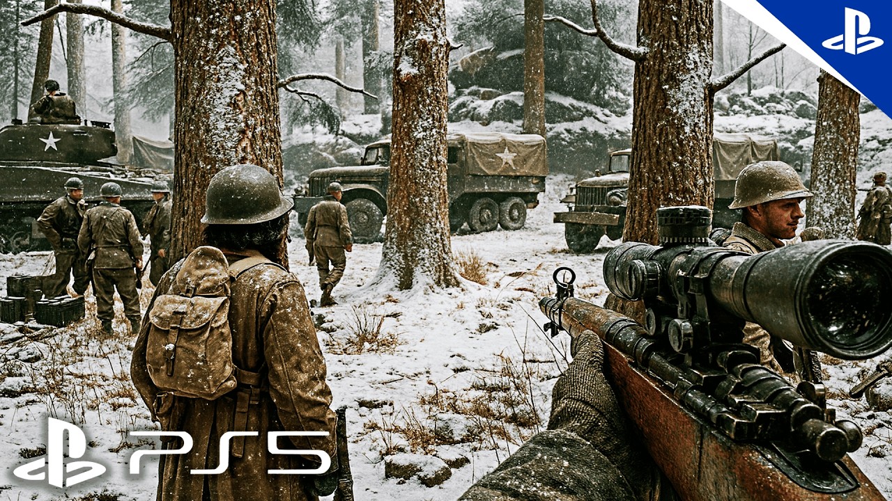 ENFRENTAR OS ALEMÃES NO NATAL FOI SUICÍDIO! | COD WWII Ultra Realista PARTE 08 (4K60 HDR • PS5)