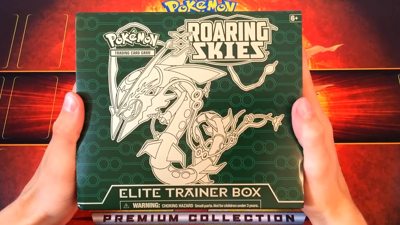 Pokemon XY | Roaring Skies Elite Trainer Box Unboxing - AMAZING PULLS