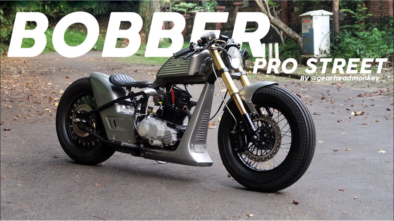 CUSTOM BOBBER PAKAI CARBON DAN PARTS PREMIUM BY GEARHEADMONKEY