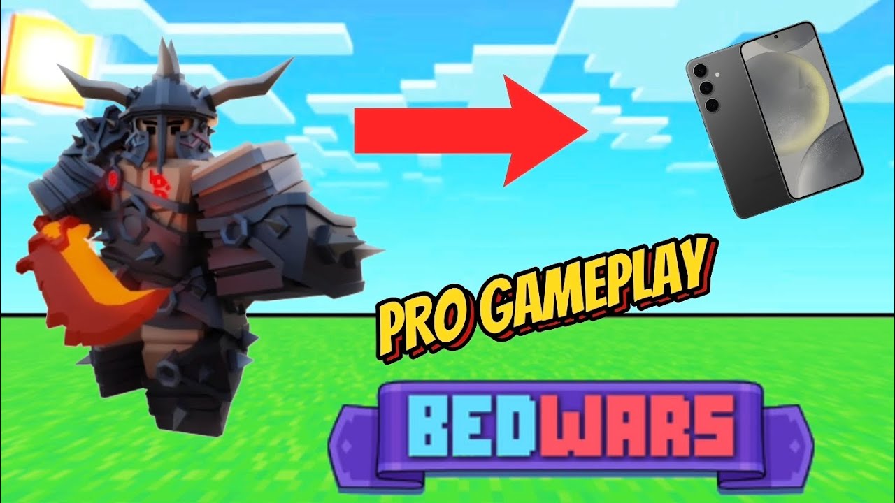 Barbarian Kit PRO Mobile Gameplay (Roblox Bedwars)