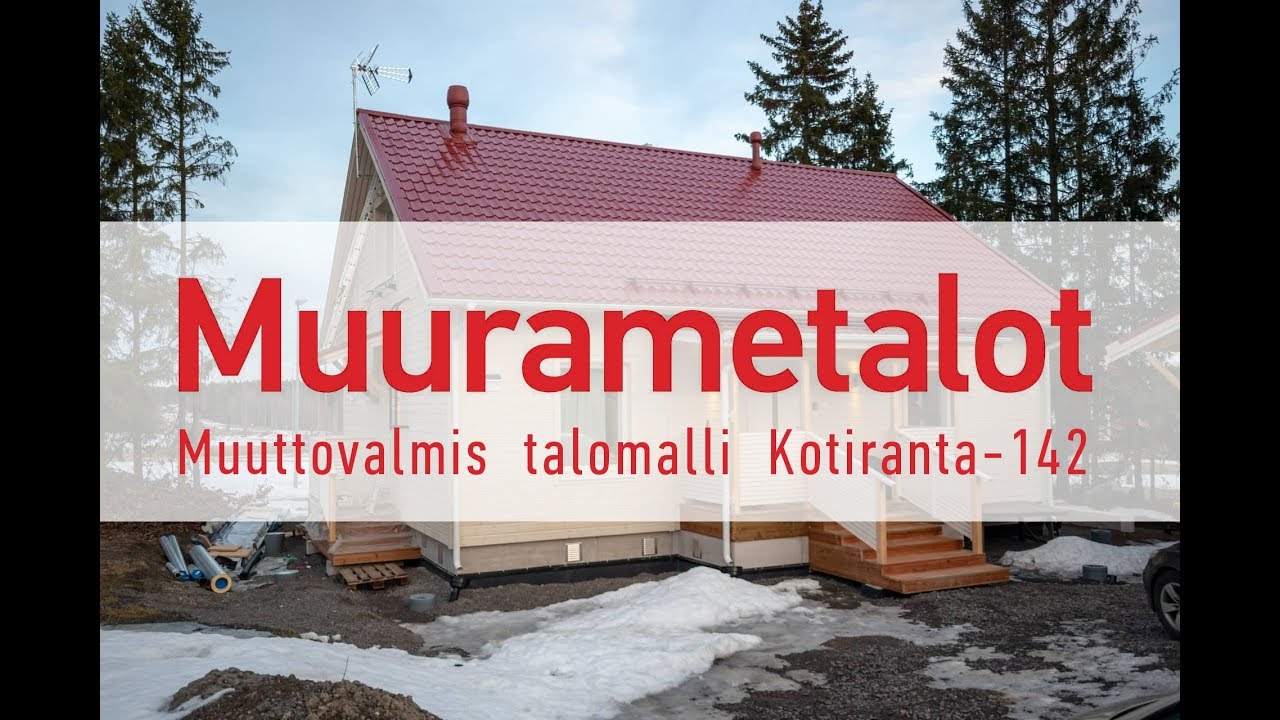 Taloesittely: Muuttovalmis Kotiranta-142, Muurametalot