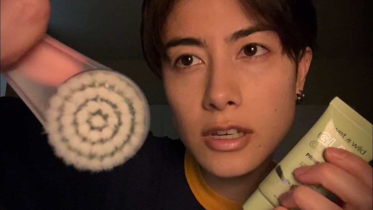 Patience...Anticipatory ASMR (Face brushing and Tapping)