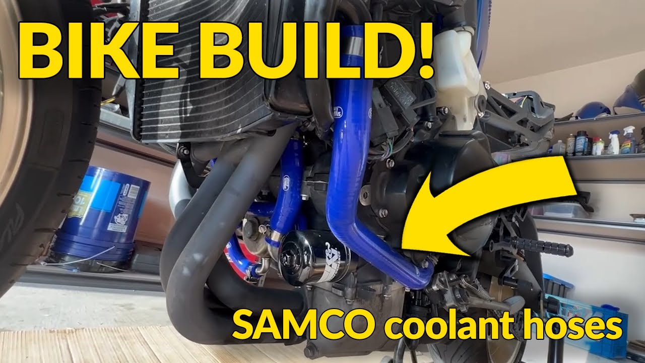 My Triumph Daytona gets new parts!! (Samco hoses install)