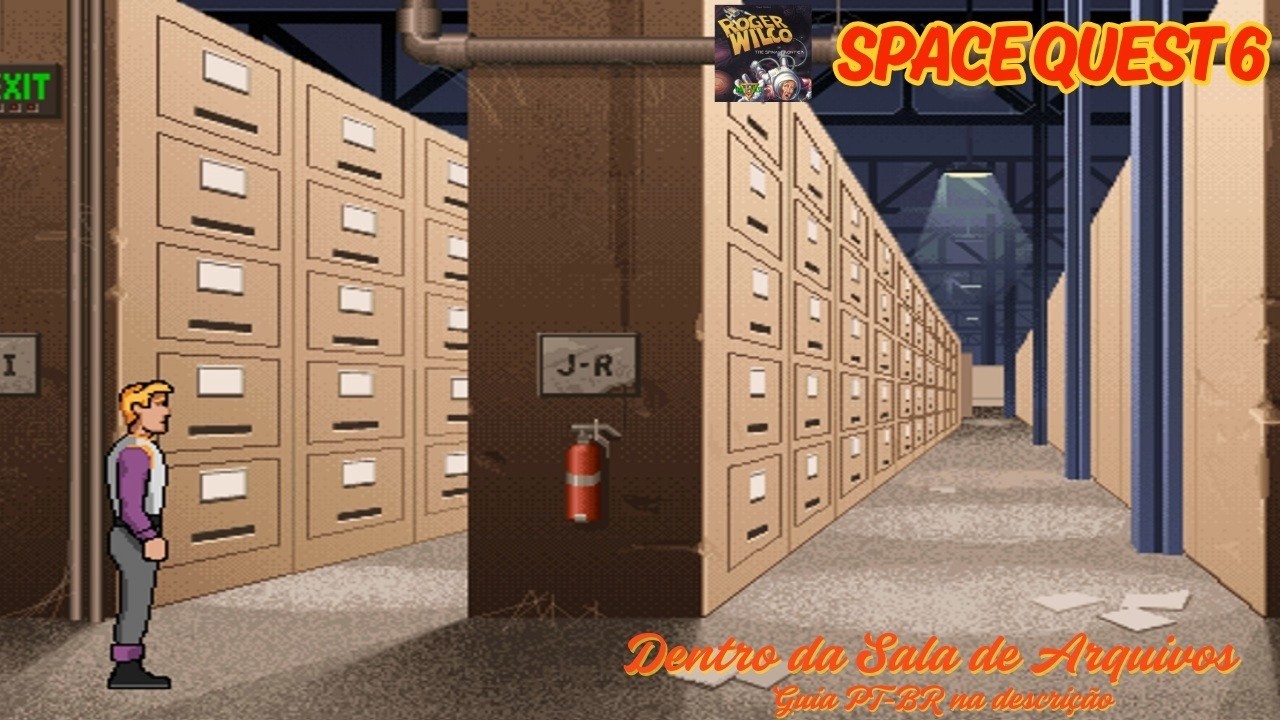 Space Quest 6 - The Spinal Frontier: A Sala de Arquivos (Guia PT-BR na descrição)