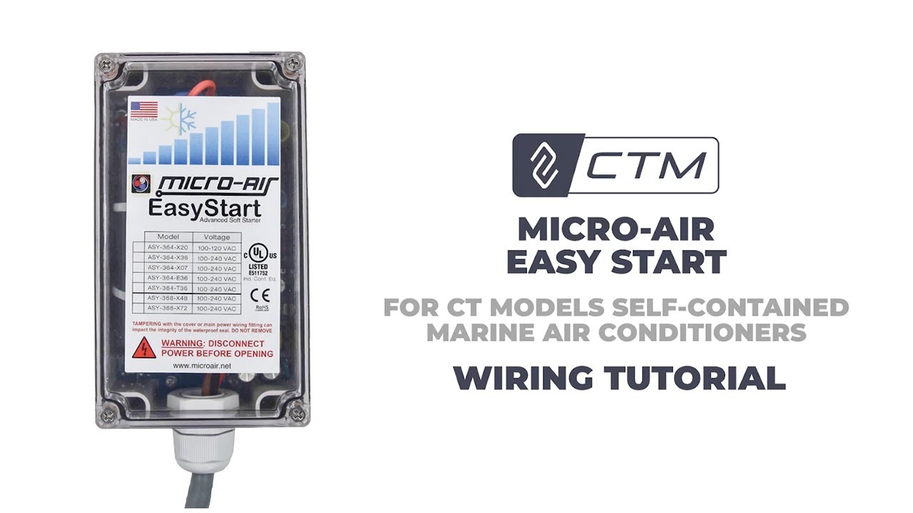 EasyStart Wiring Tutorial Video for CTM Marine Air Conditioners