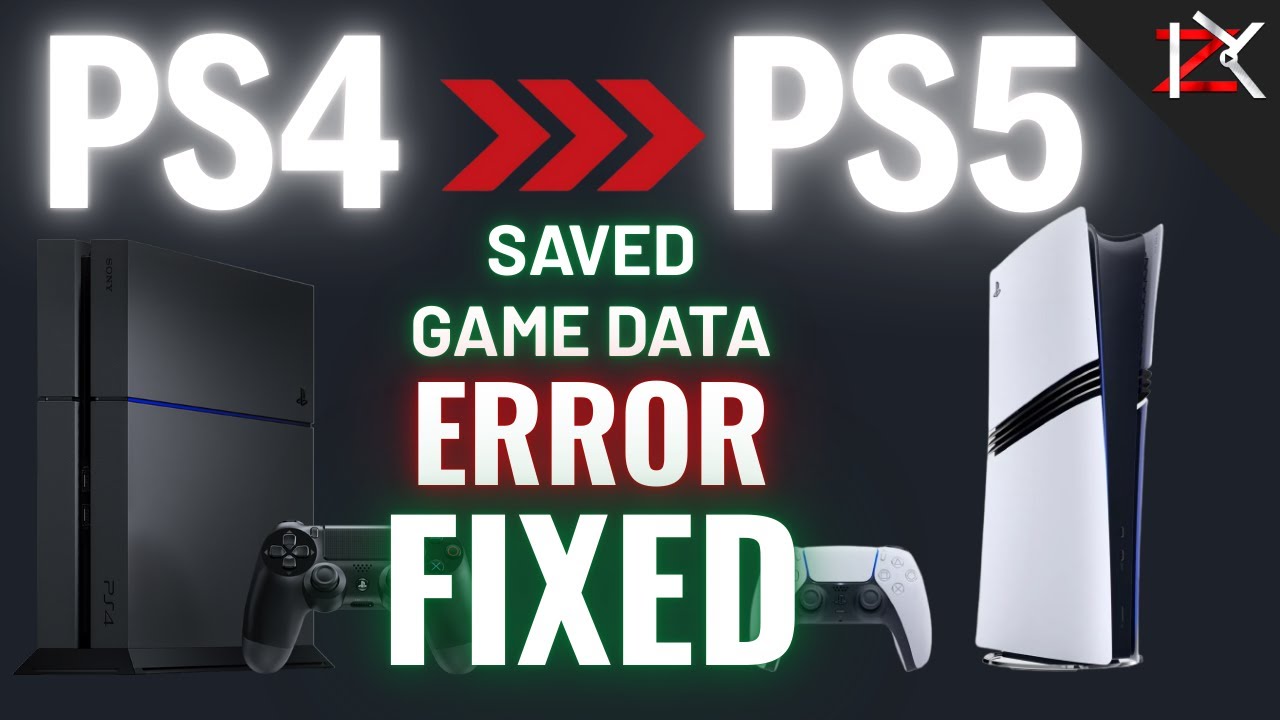 Error Saved Game Data Not Loading FIX - How To Transfer Saved Game Data From PS4 To PS5 -