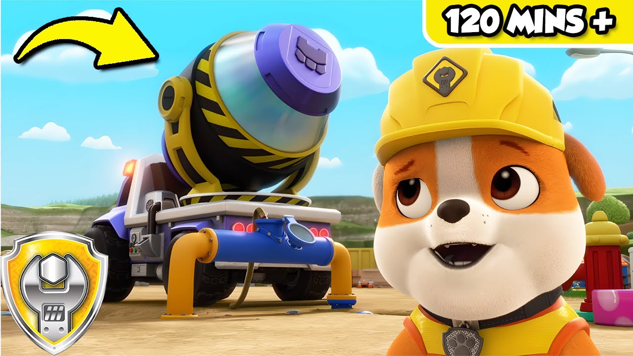 Rubble Loves His Machines! (Compilation) | Rubble - Paw Patrol | Cartoons for Kids
