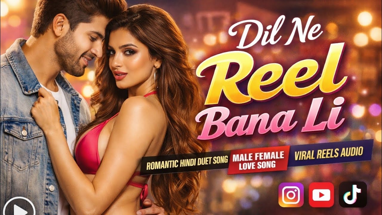 Dil Ne Reel Bana Li | Romantic Hindi Duet Song | Male Female Love Song | Viral Reels Audio 