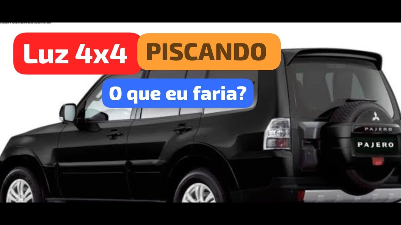 Pajero FULL 3.8 V6 PISCANDO LUZ 4x4   Testes simples que podem te ajudar, na PLAYLIST deste canal.