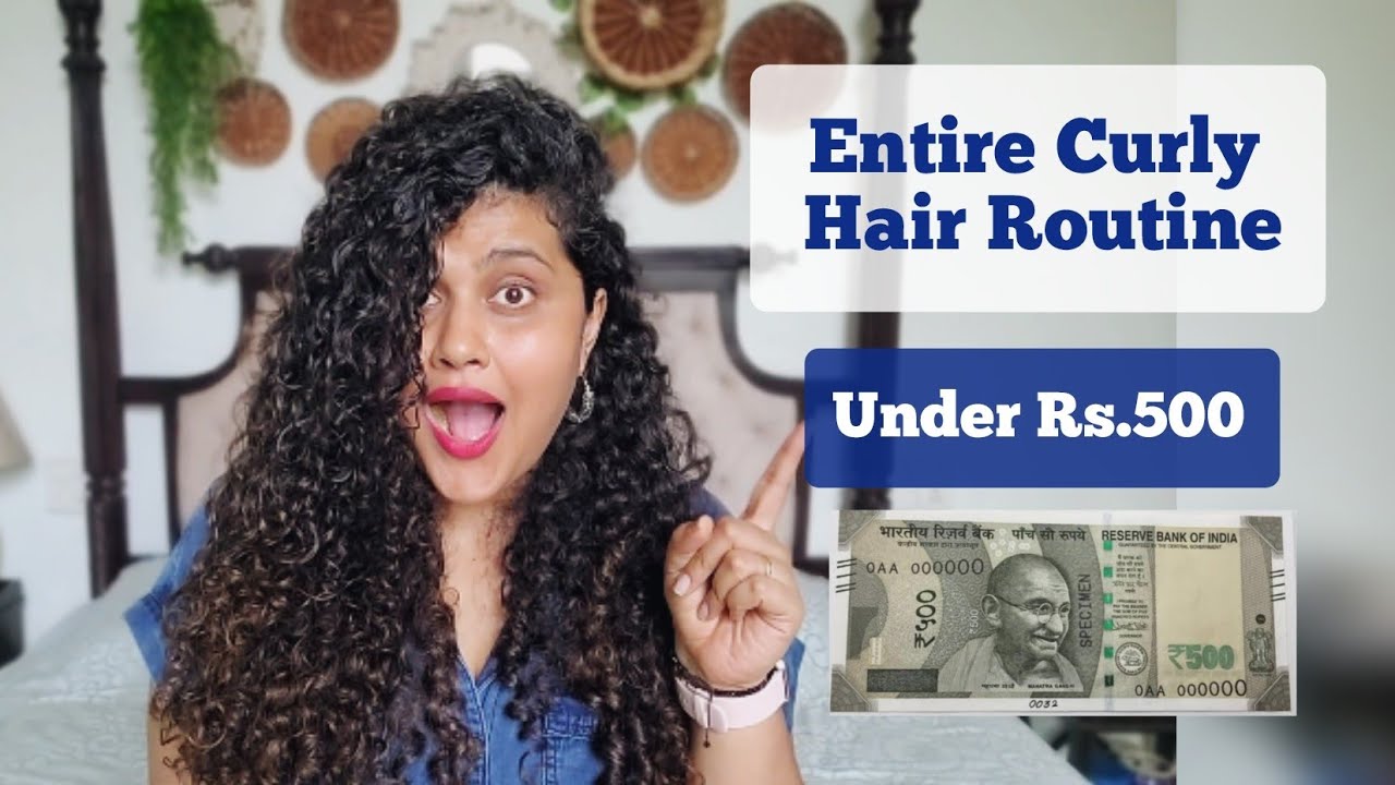 Curly Hair Routine under Rs. 500 | Khushboo Singhvi
