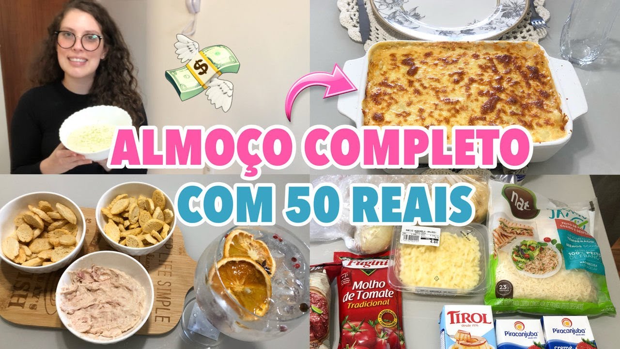 DESAFIO: ALMOÇO COMPLETO COM APENAS 50 REAIS (ft. Bruna Borges)