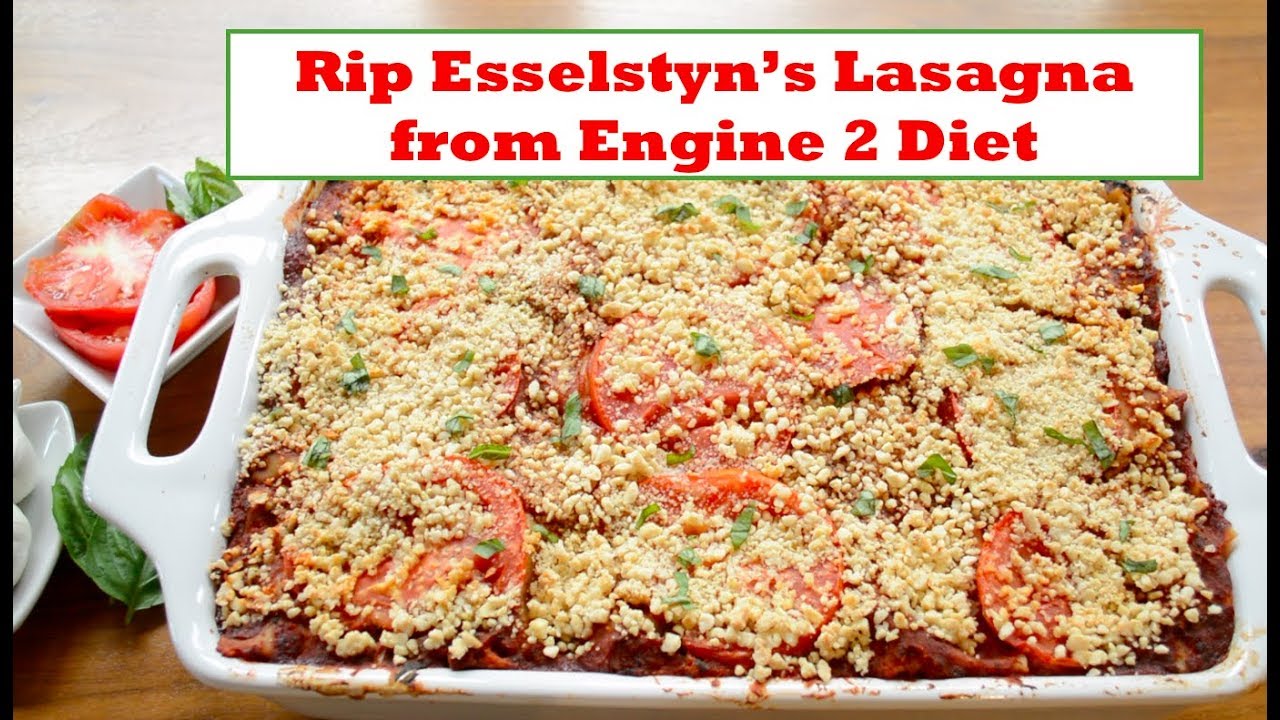 How to make Rip Esselstyn's Raise the Roof/Engine 2 Sweet Potato Lasagna: vegan and plant based