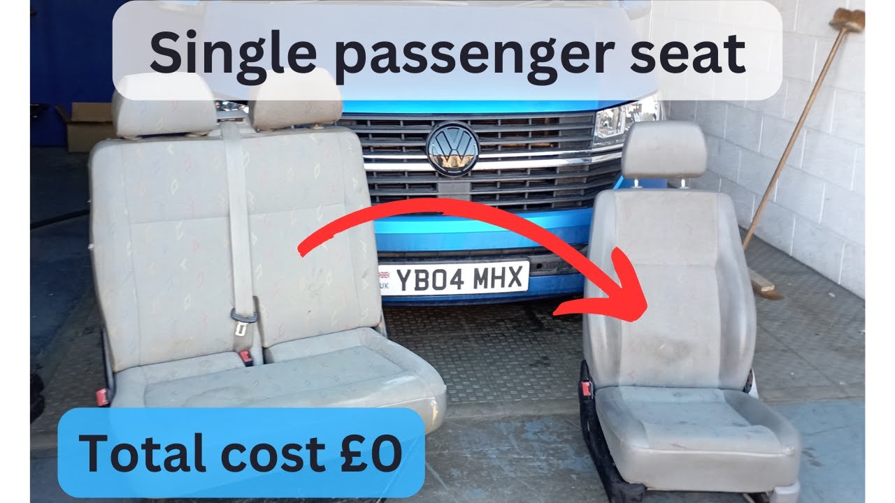 Переделка одноместного пассажирского сиденья в VW Transporter. Как сделать это максимально дёшево!!!
