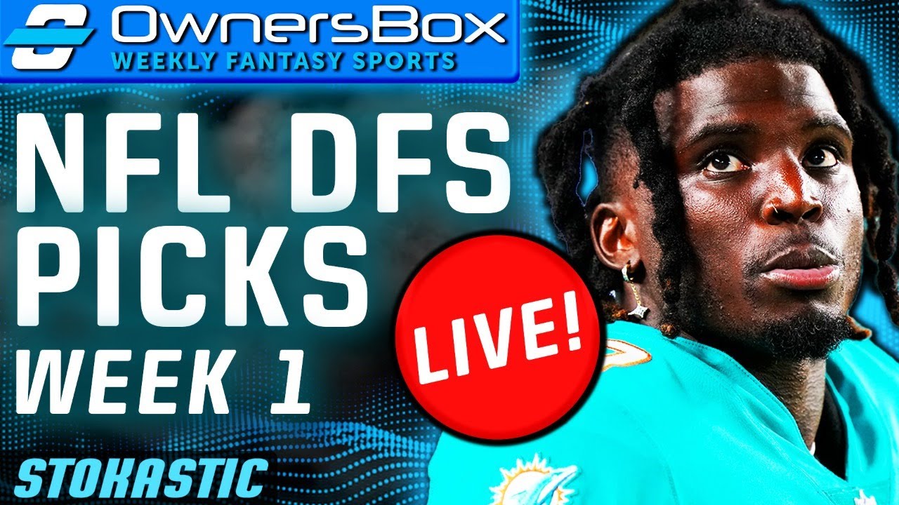 OwnersBox SuperFlex NFL DFS Strategy Week 1 | Stokastic NFL DFS Contest Sims Tutorial