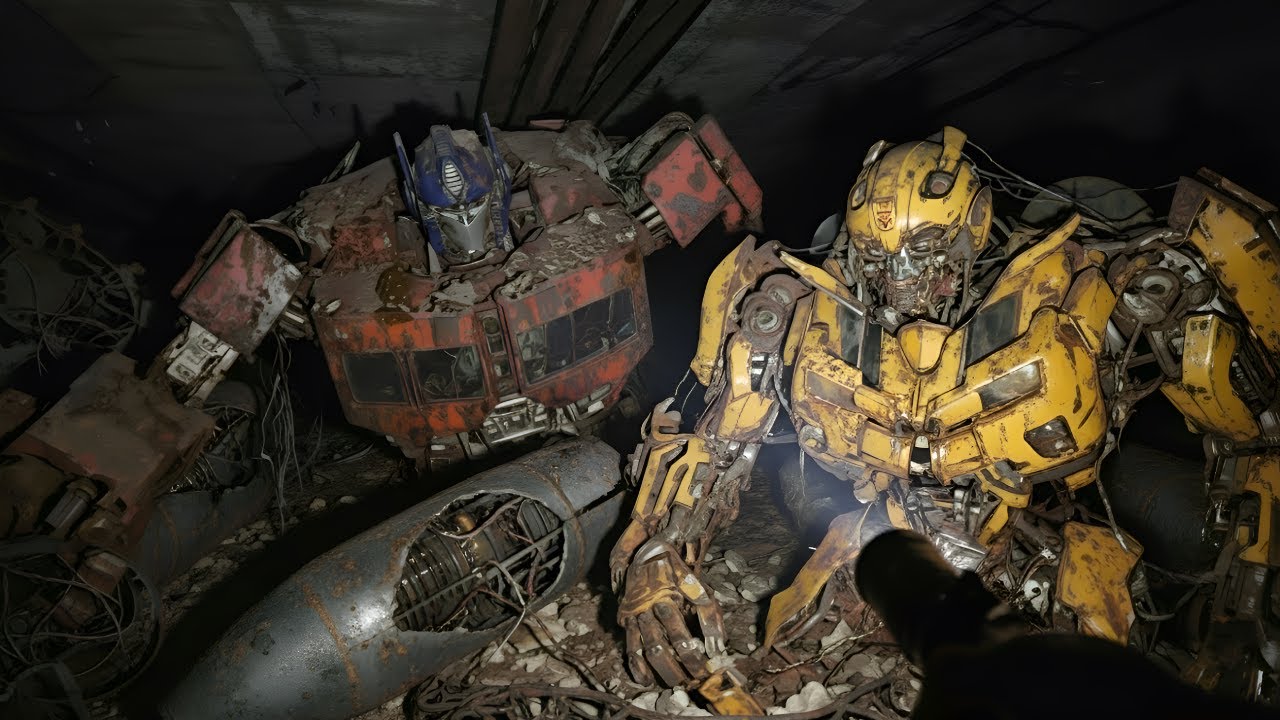 They Locked Optimus Prime and Bumblebee Underground in a WW2 Bunker | Epic ASMR Restoration Video