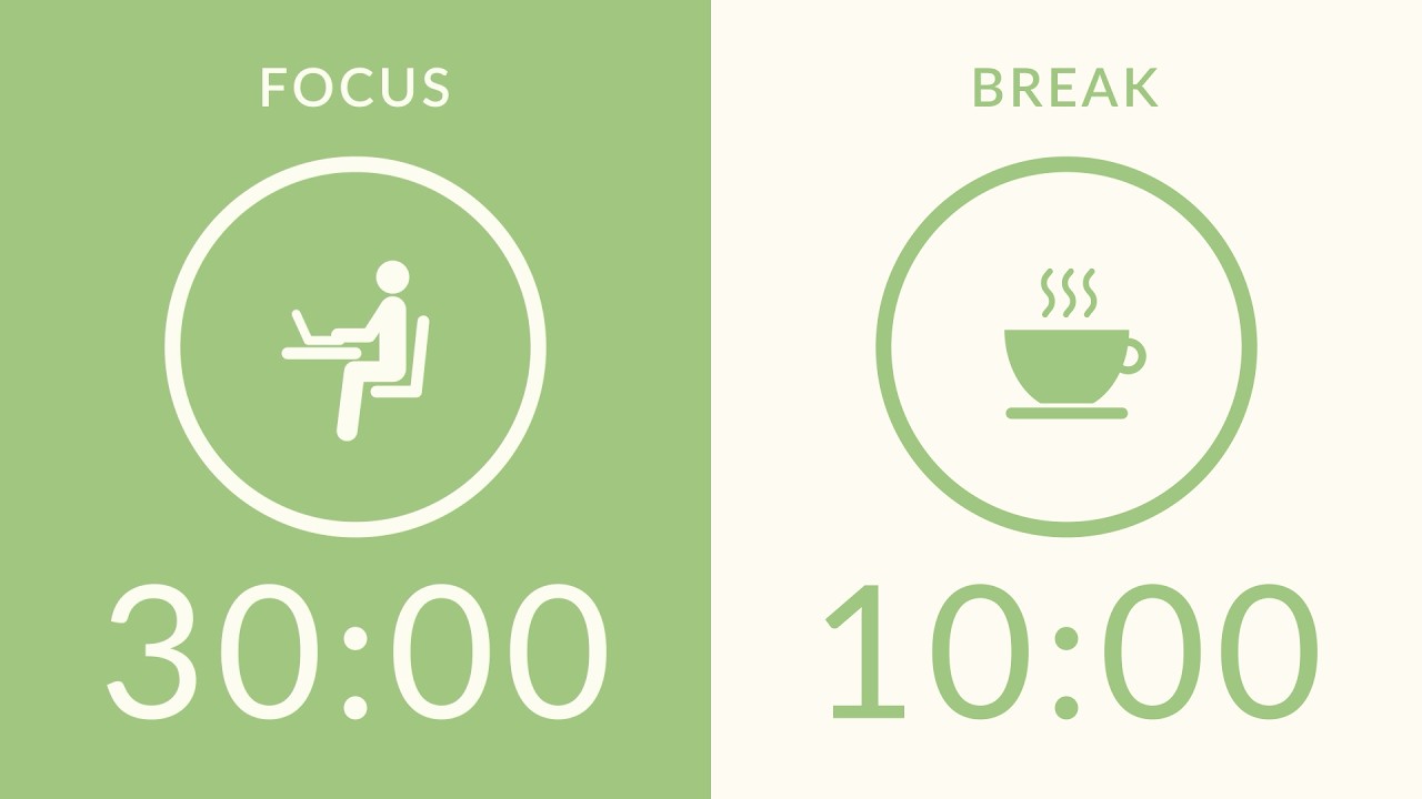 30/10 Pomodoro Timer | No Music 🔔 Bell Only | 6-Hour Study With Me for Deep Focus 🍅