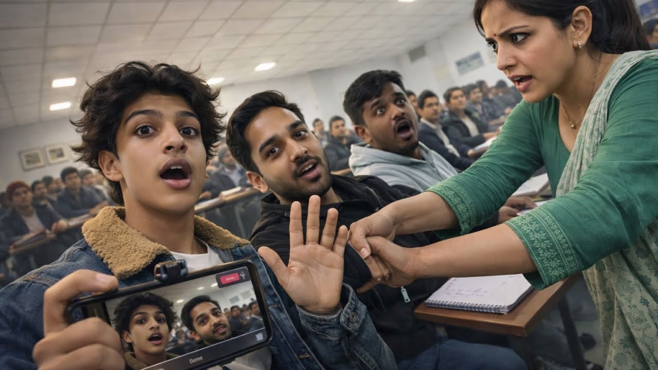 College me vlog banata pakda gaya 🤬
