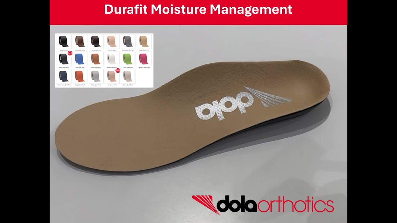 Ортопедические стельки DOLA Orthotip: верхнее покрытие Durafit с влагоотводящими свойствами #орто...