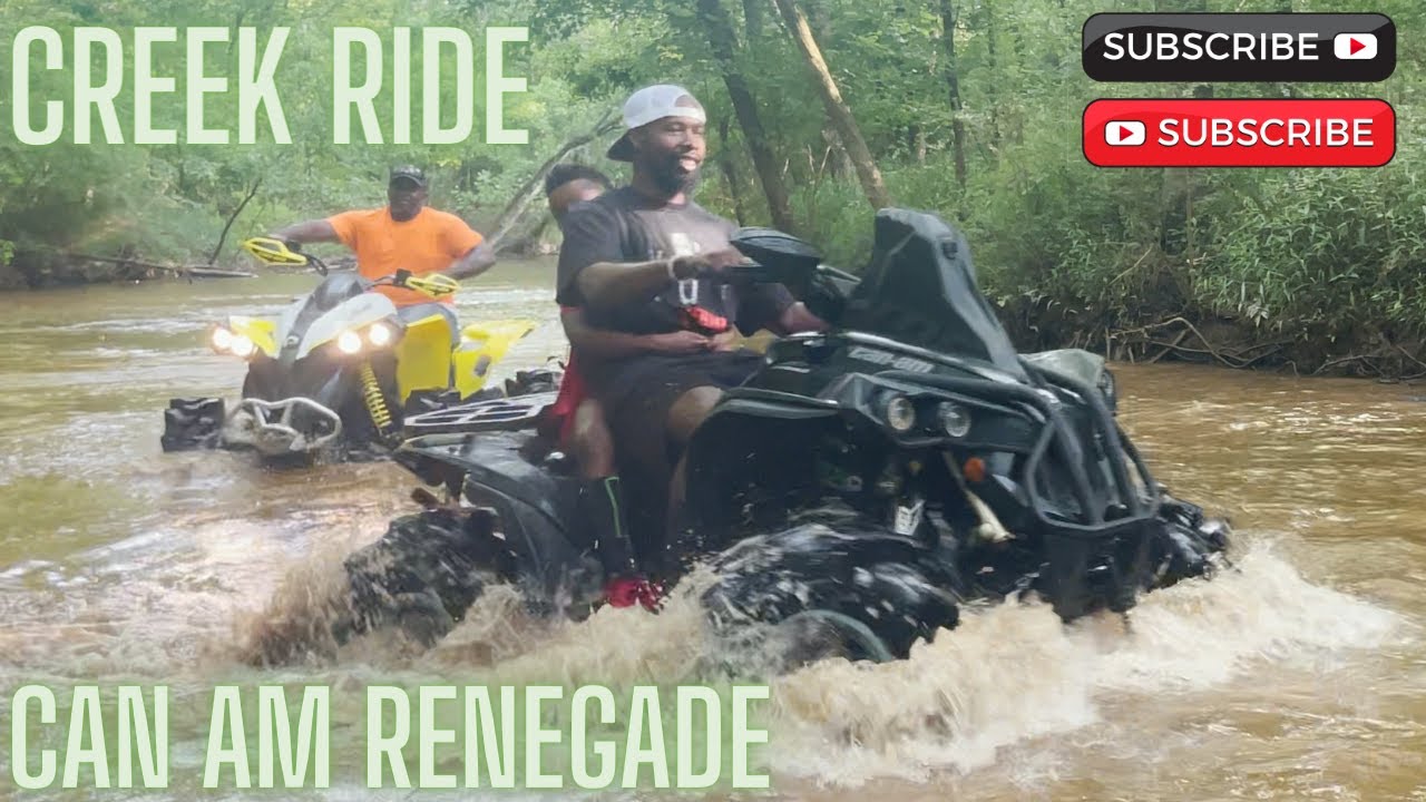 Cooters Pond | Creek Ride | 2021 Can Am Renegade XMR 1000 | RJWC VS EMPIRE EXHAUST