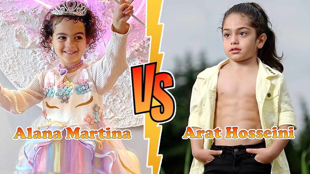 ARAT HOSSEINI (Mini Messi) Vs ALANA MARTINA (Cristiano Ronaldo's Daughter) Transformation ★ 2023