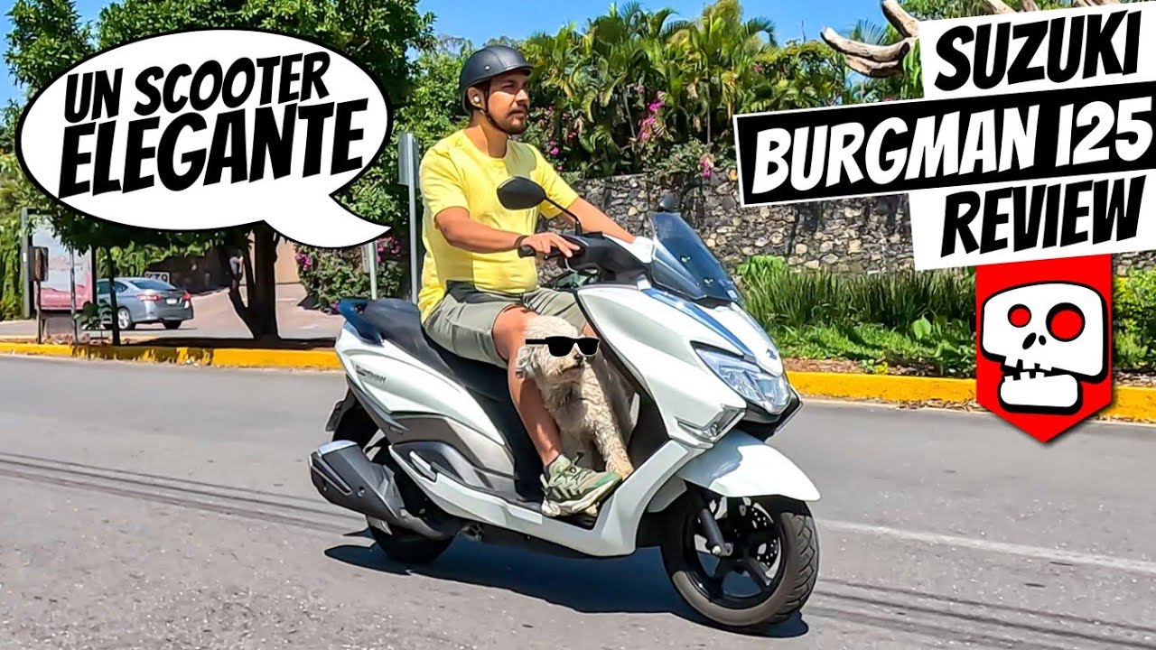 Suzuki Burgman 125 El scooter más bonito | Reseña con el propietario | Alets Go