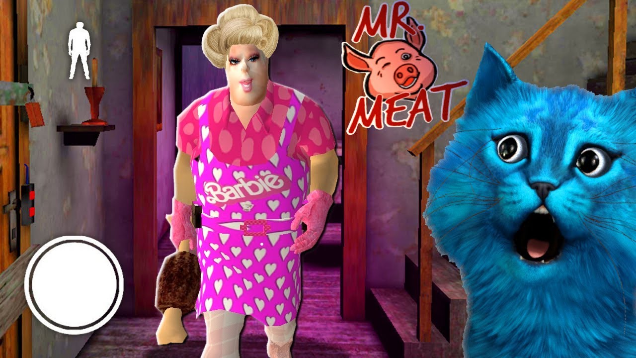 🍖 МЯСНИК это БАРБИ 👸 ДЕЛАЮ КОНЦОВКУ против Мистер Мит Mr  Meat is Barbie КОТЁНОК ЛАЙК